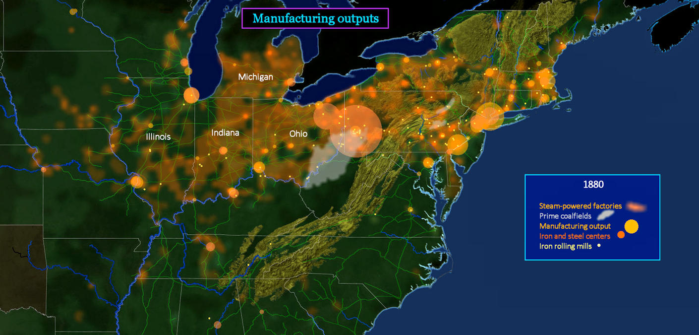 Shifting Center of Activity